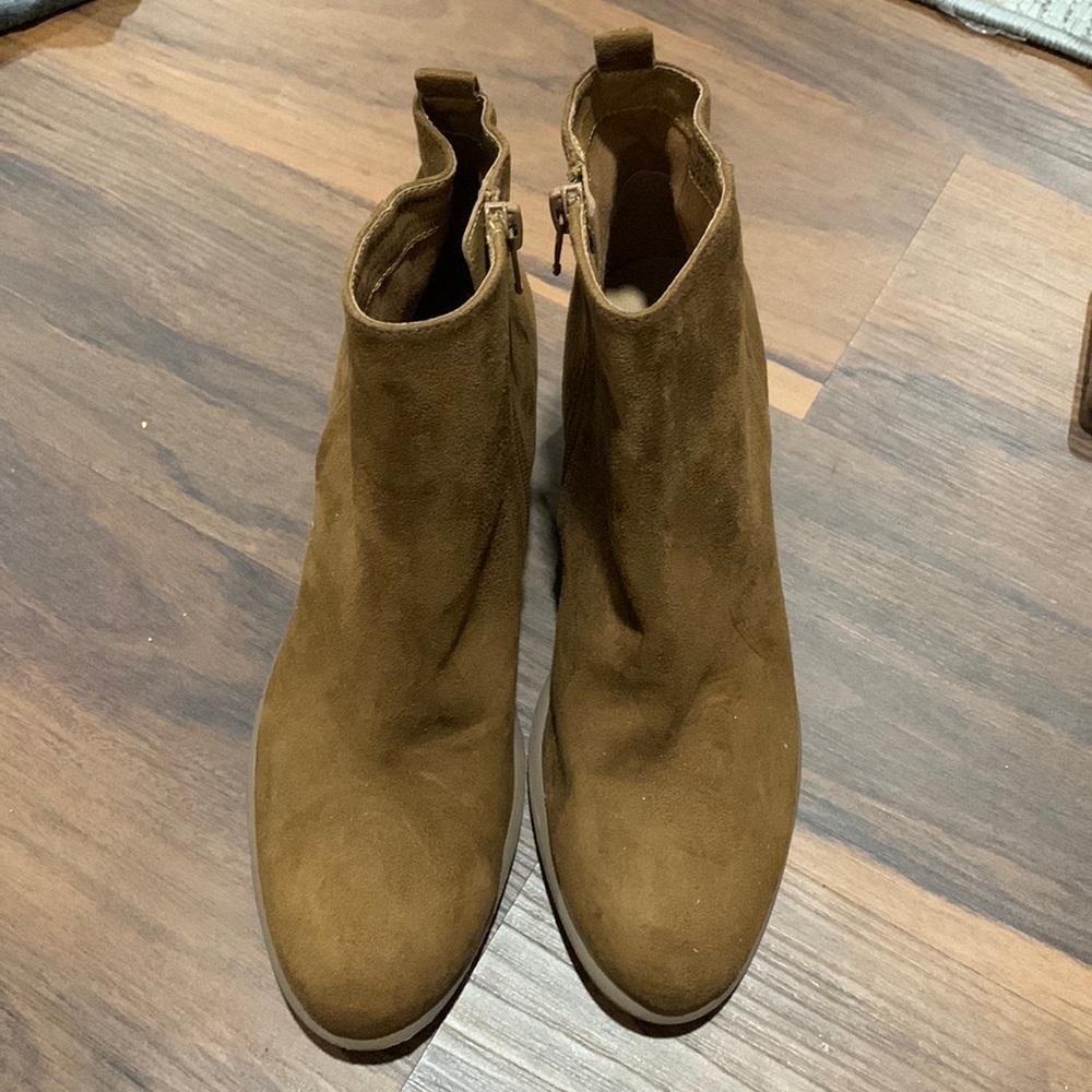 New Suede Ankle Booties - size 6